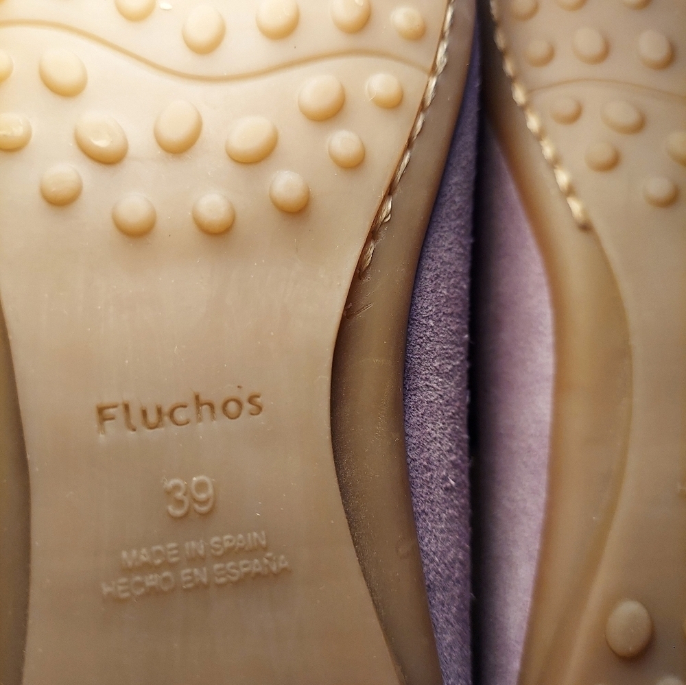 Fluchos Bruni Lavender Suede Slip-On Loafer - Picture 10 of 10